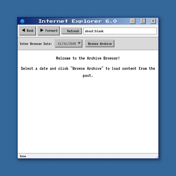 Archive Web Browser