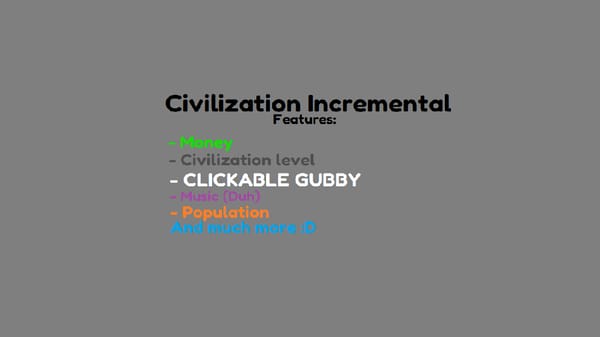 Civilization Incremantal