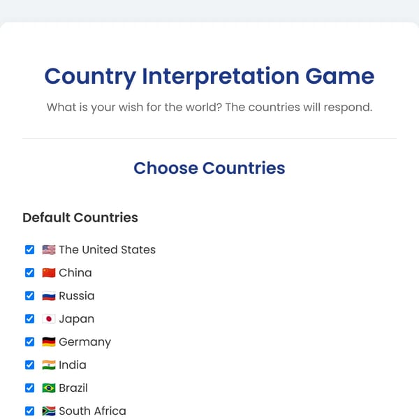 Country Interpretation