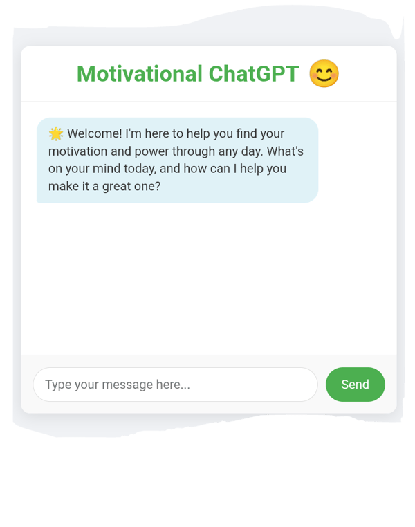 Motivational ChatGPT