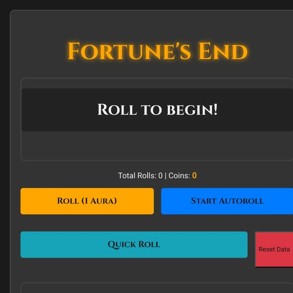 Fortune's End [RNG]