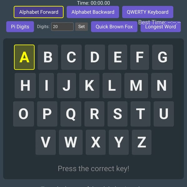 Type The Alphabet!