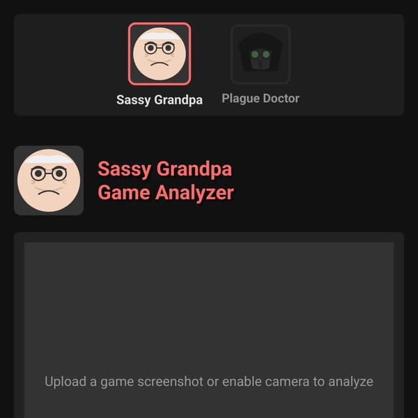 Grumpy Grandpa Game Analyzer