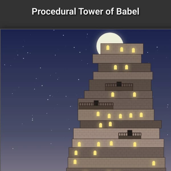 Procedural Tower of Babel