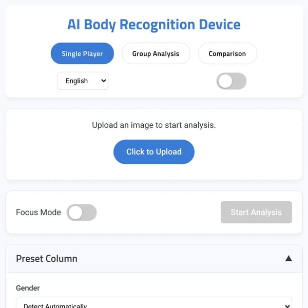 AI Body Analyzer
