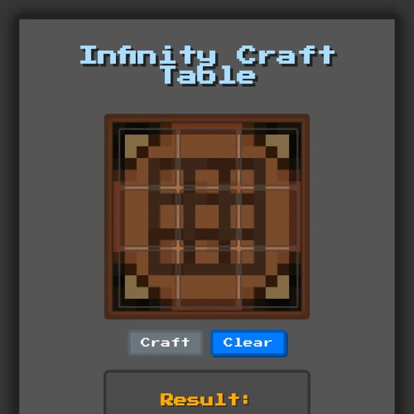Infinity Craft Table