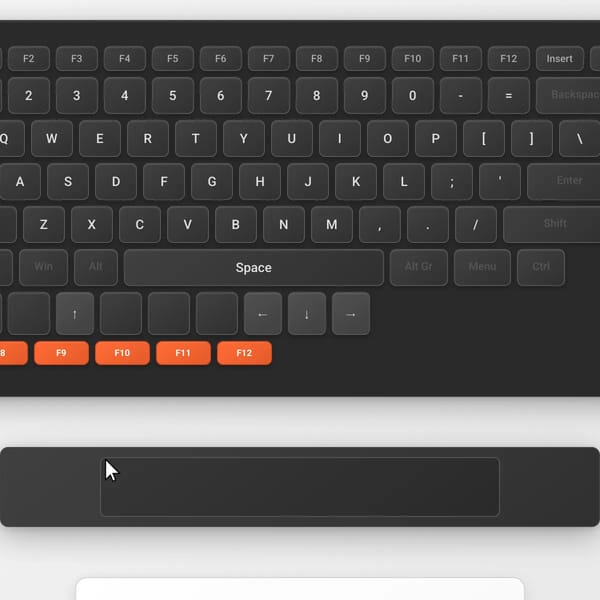 Computer Keyboard with ANY Key