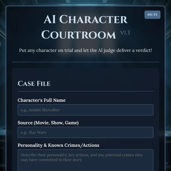 Character Courtroom