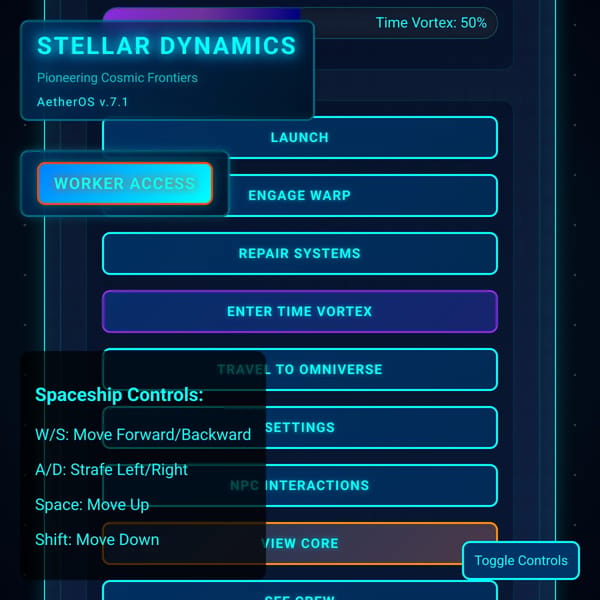Spaceship Control Center