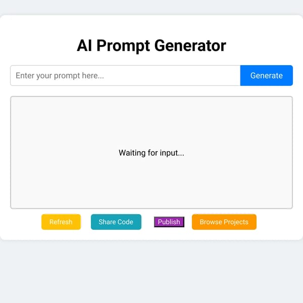 AI Prompt Generator