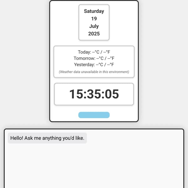 Working Ticking Clock