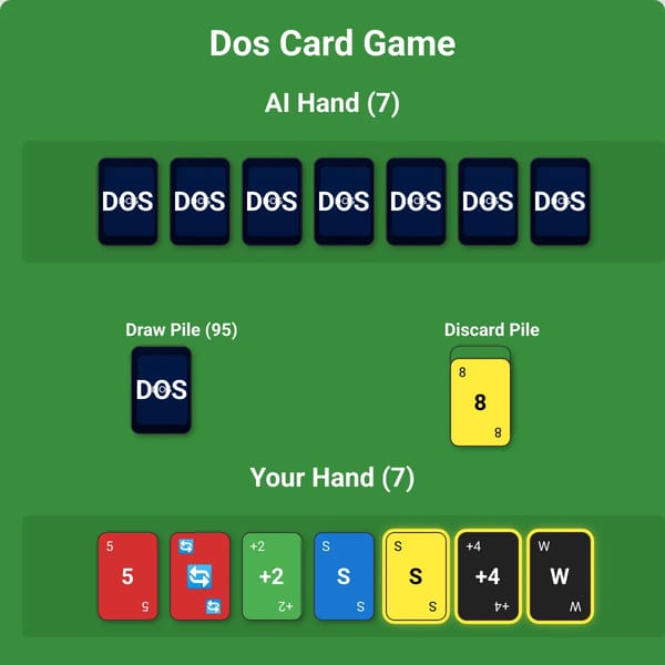 Dos Card Game