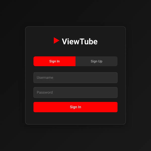 ViewTube - Video Sharing Platform