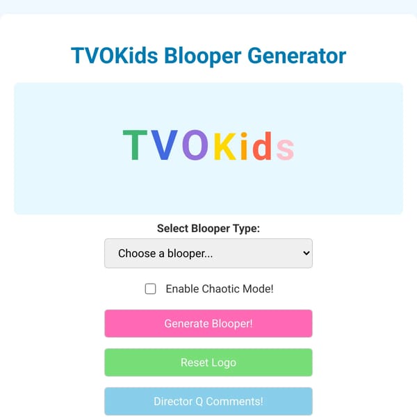 TVOKids Logo Blooper Generator