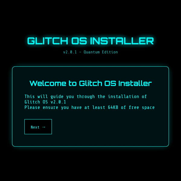 Glitch OS 2025