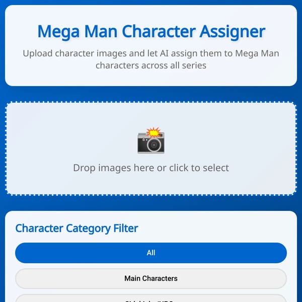Mega Man Character Assigner