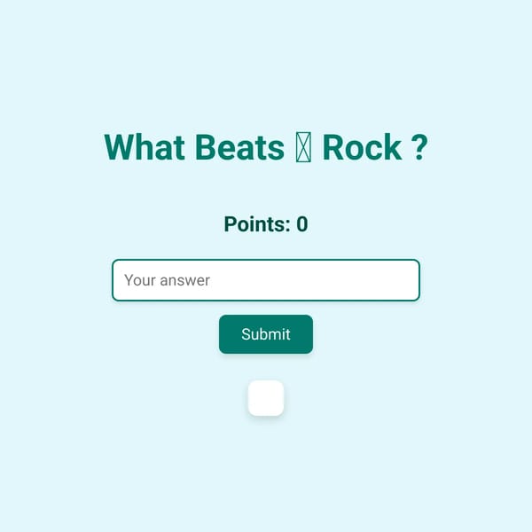 What Beats Rock?