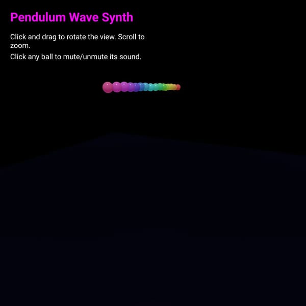 Pendulum Wave Synth