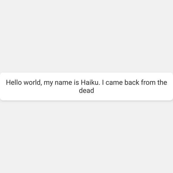 Haiku 3.5's For all