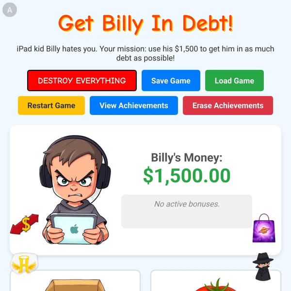 Get Billy In Debt [BUT CHAOS!)