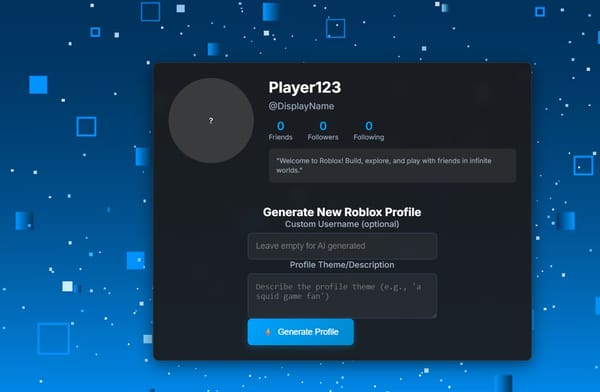 ROBLOX ACCOUNT GENERATOR