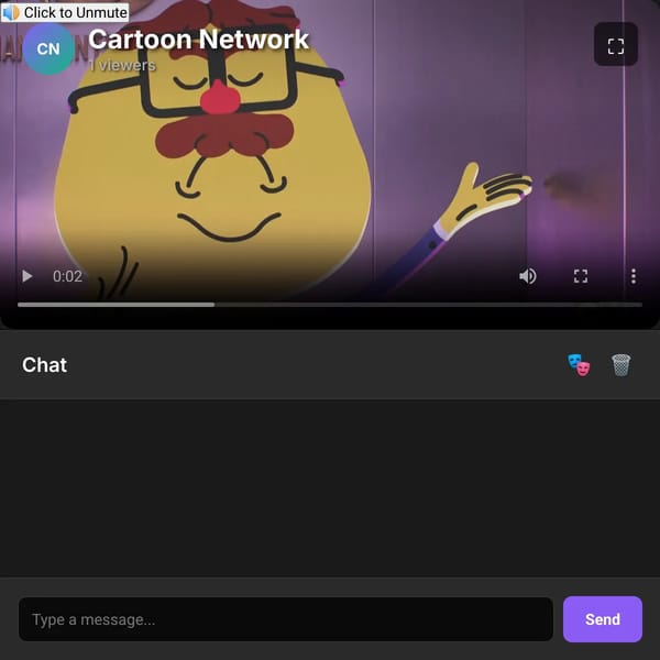 Cartoon Network Chat Reaction