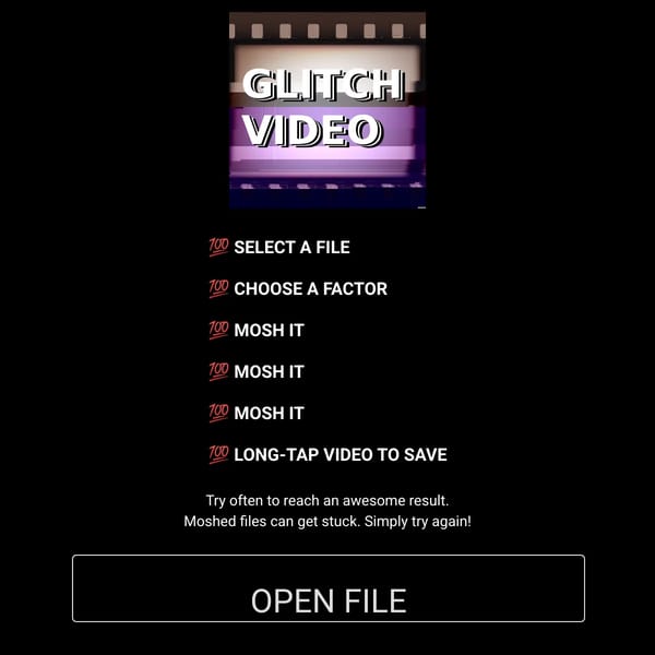 Glitch Video App
