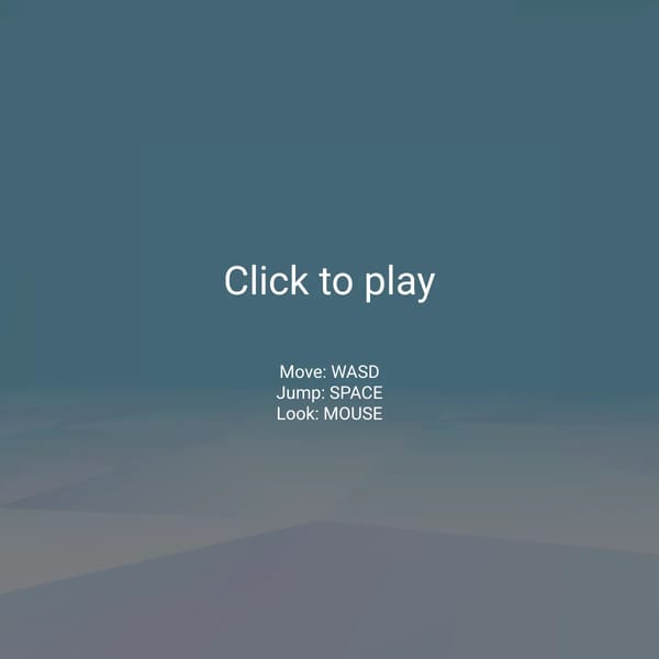 3D First Person Game