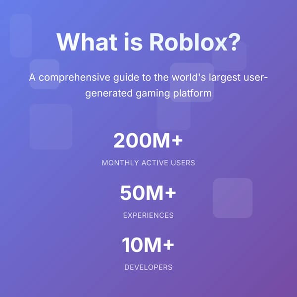 What is Roblox? - Complete Developer Guide