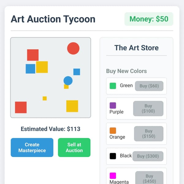 Art Auction Tycoon