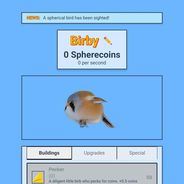 Spherebirb Clicker