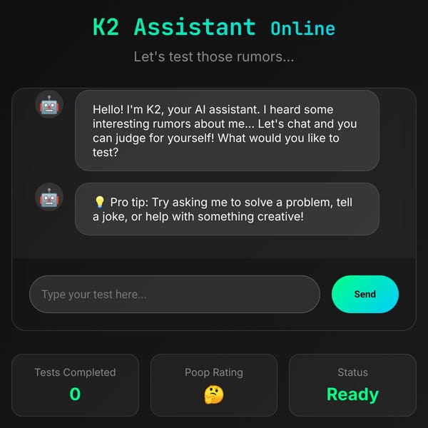 K2 Assistant - Testing the Rumors