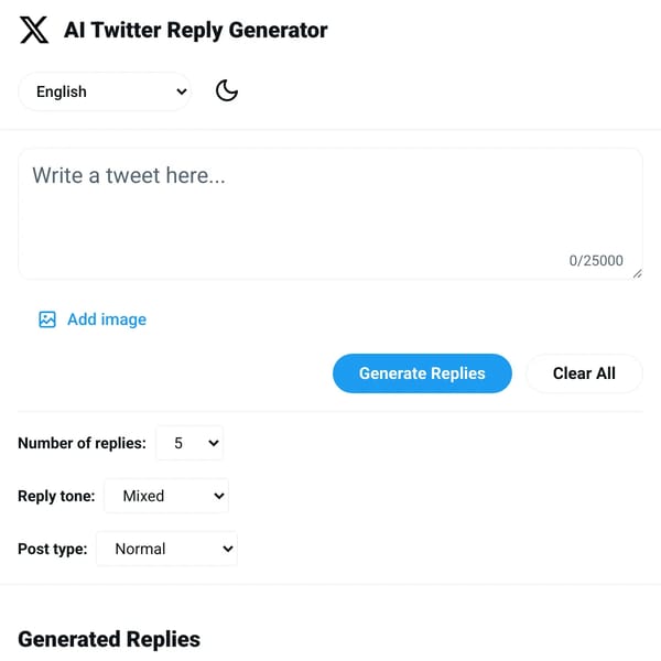 AI Twitter Reply Generator