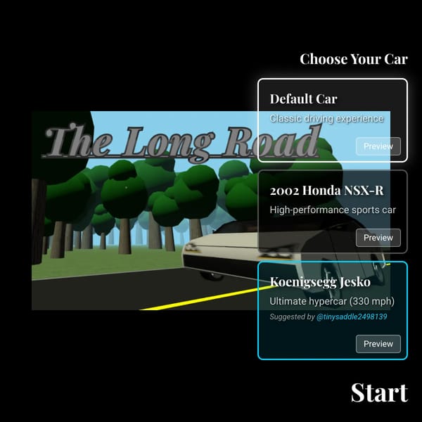 The Long Road (Koenigsegg Jesko)