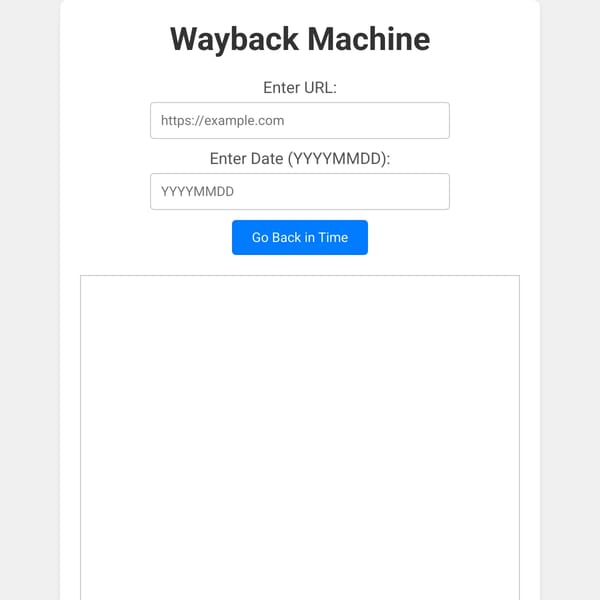 Wayback Machine