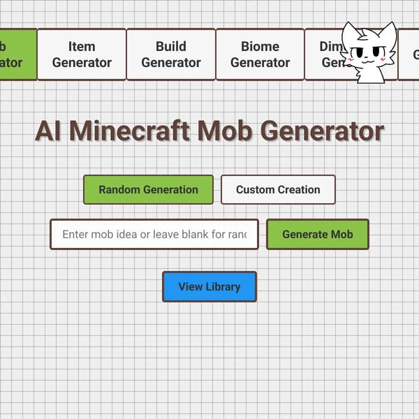 AI Minecraft Generator