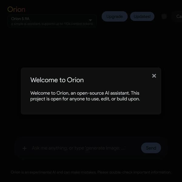 Orion (open-source ai assistaNT)
