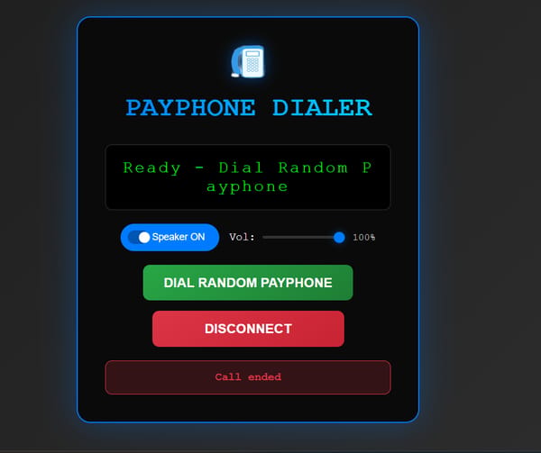 PayPhone Dialer
