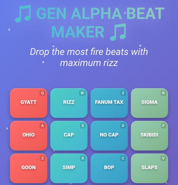 Gen Alpha Beat Maker