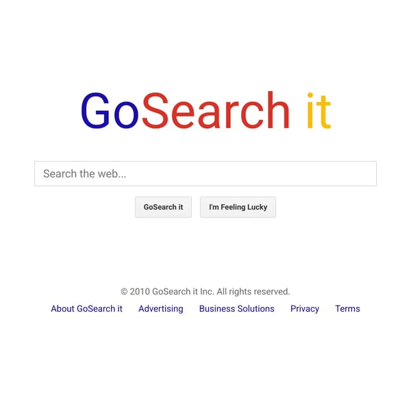 GoSearch it - The Best Search Engine
