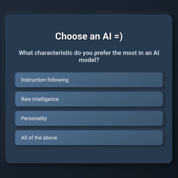 What is the best AI for YOU?