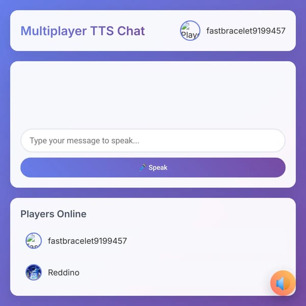 Tts multiplayer game