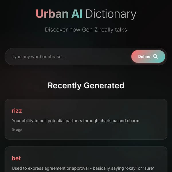 Urban AI Dictionary