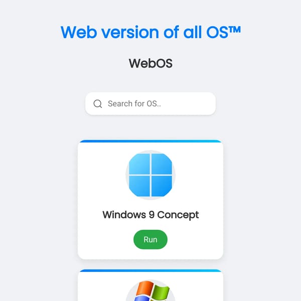 Web version of all OS™