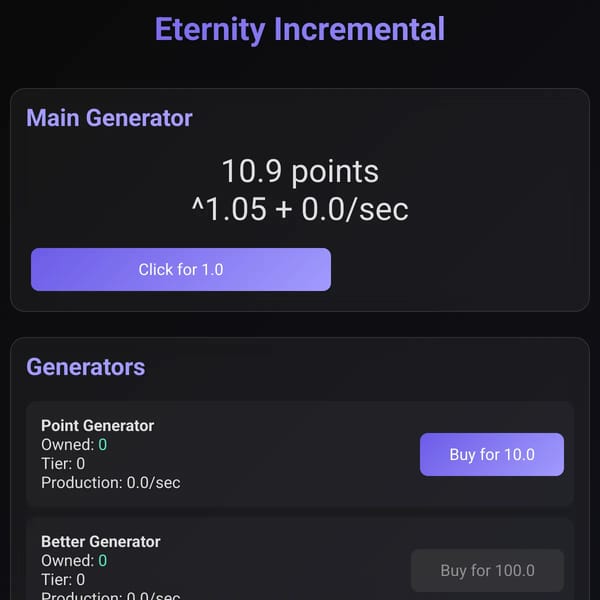 Eternity Incremental