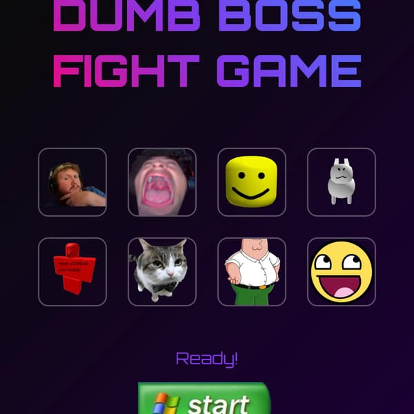 Dumb Boss Fight Game