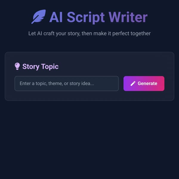 AI Script Writer