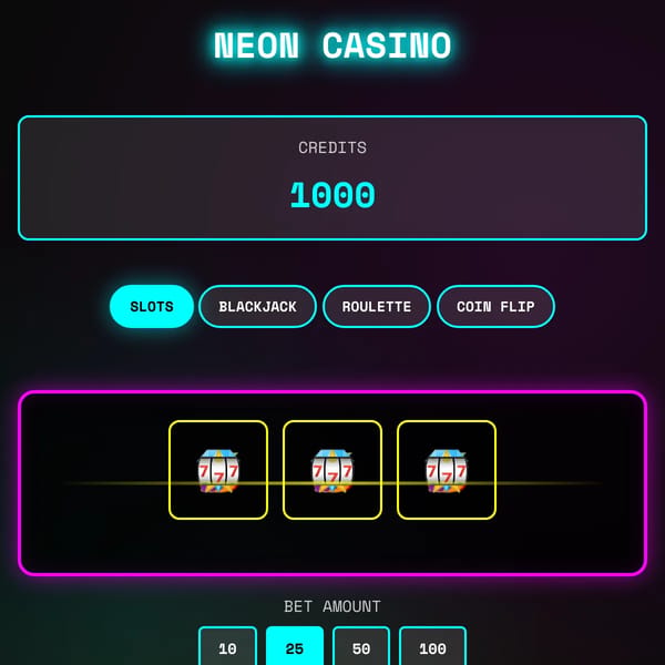 NEON SLOTS GAMBLING