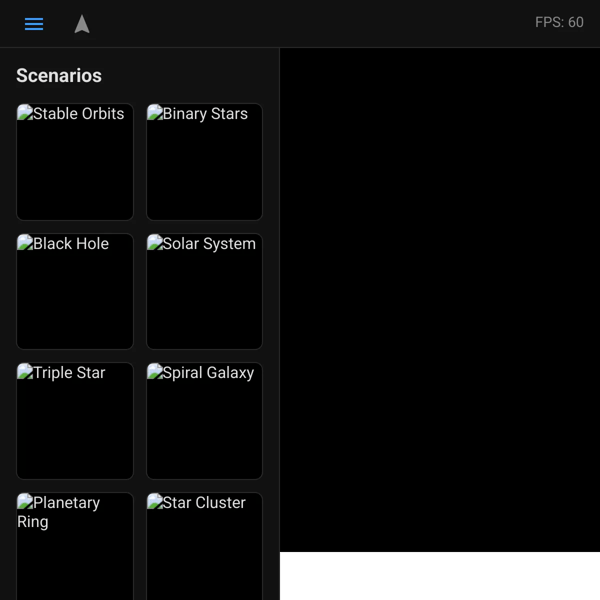 Space Sandbox - Gravitational Simulator