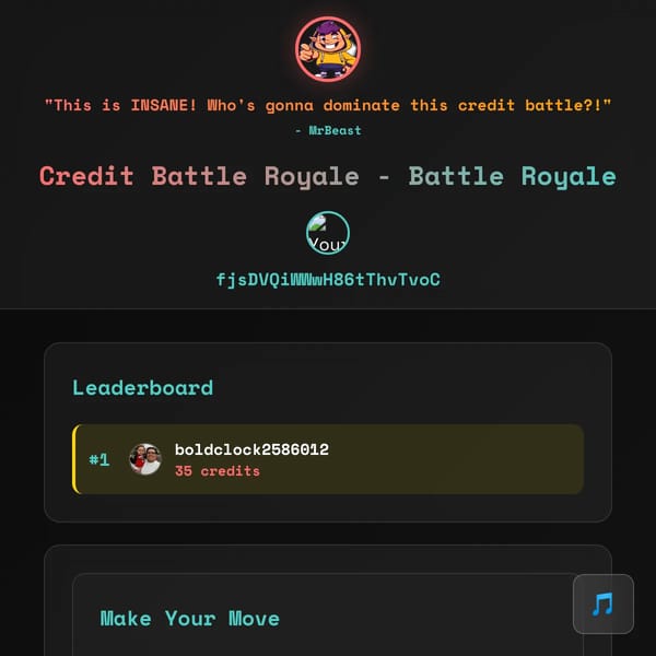 Credit Battle Royale